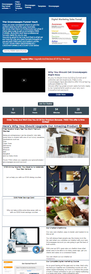 groovepages resell template Groovepages template 